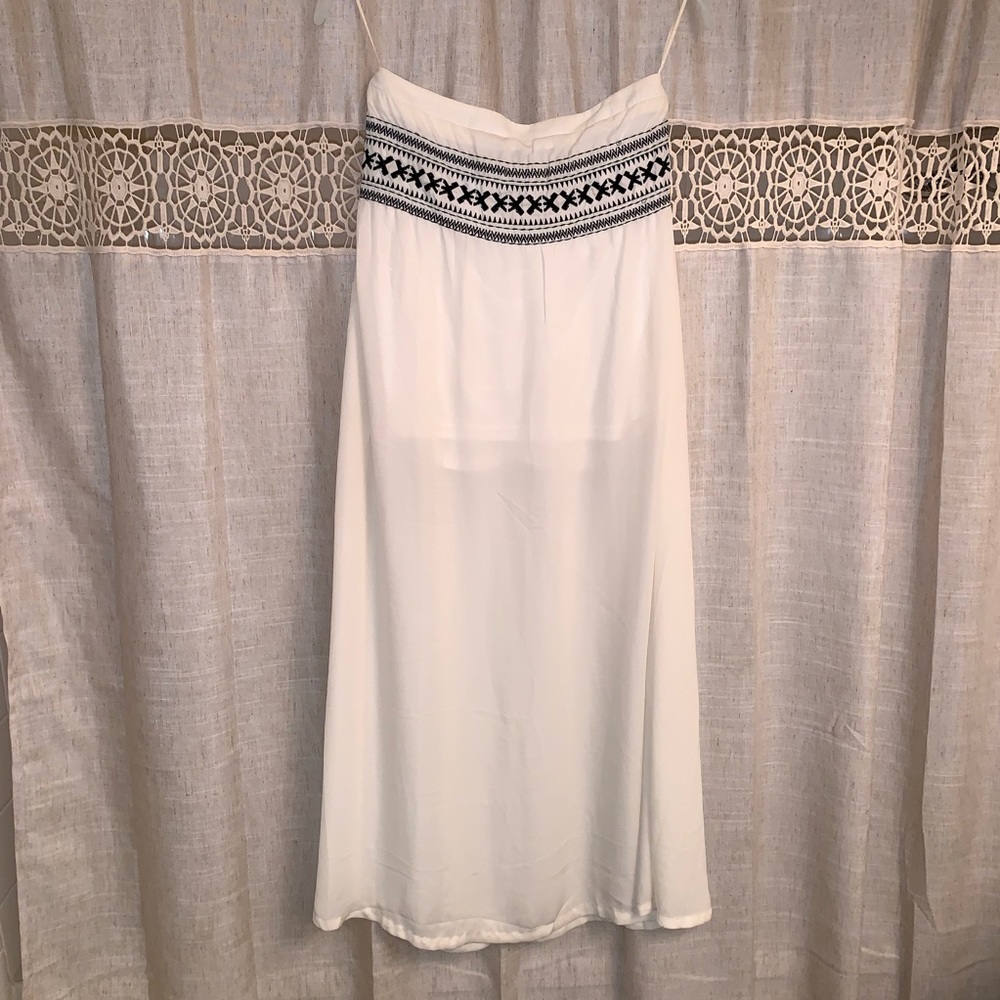 Beautiful cream colored maxi skirt